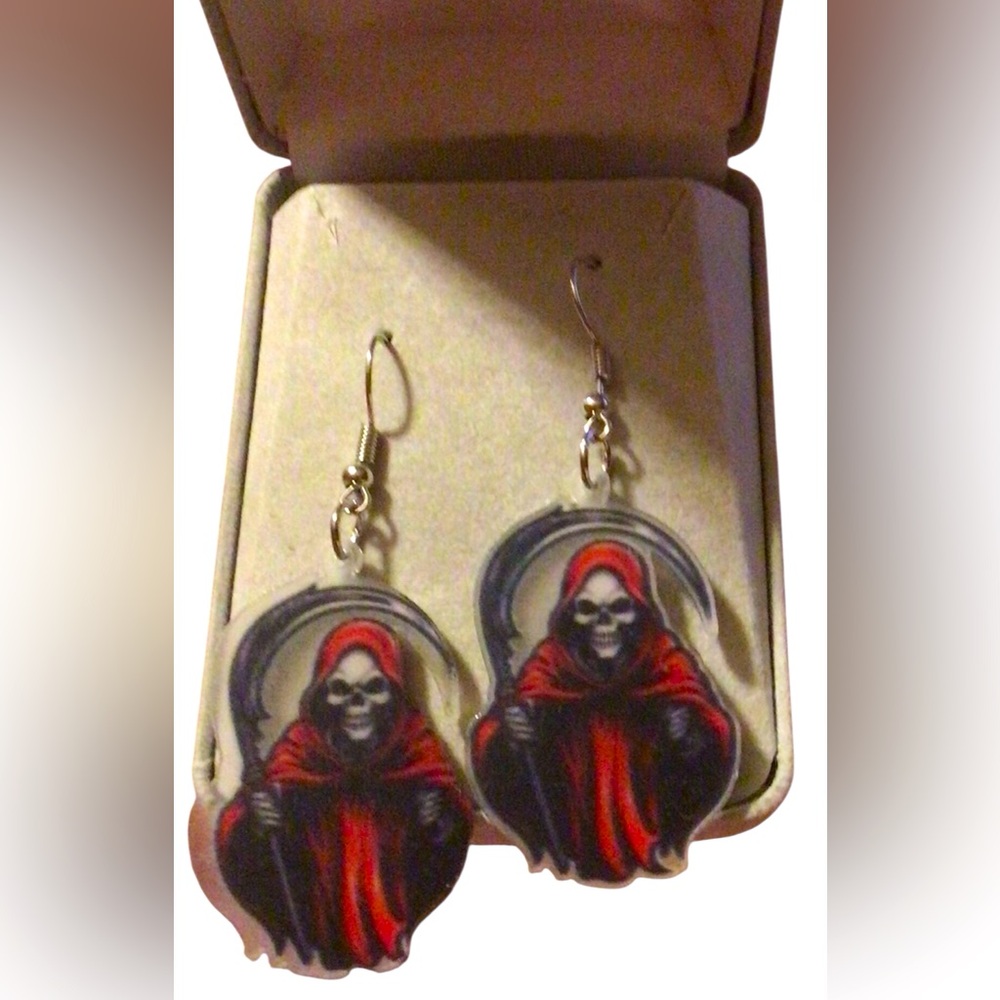 Grim Reaper Earrings